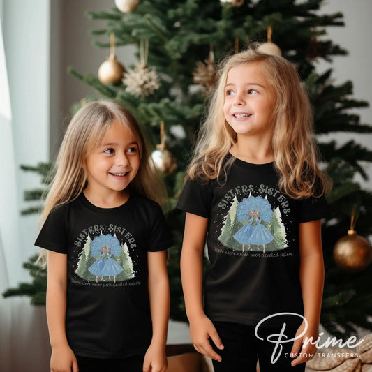 Sisters, Sisters - White Christmas DTF Transfer Prime Custom Transfers