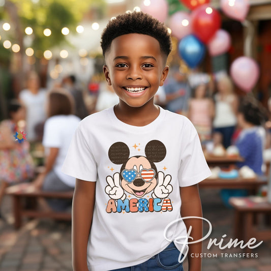 Mickey Mouse 4th of July DTF Transfer Prime Custom Transfers