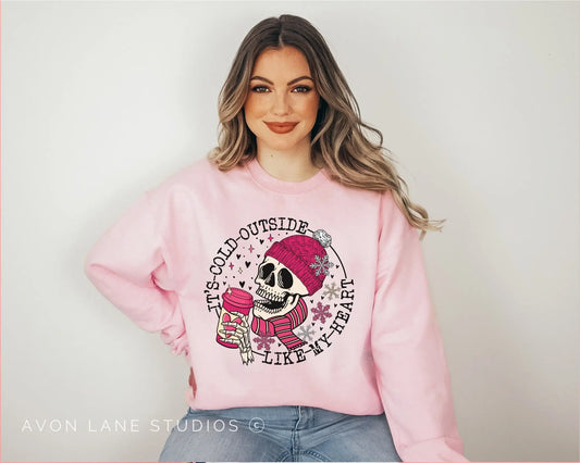 Cold Like My Heart | Valentine DTF | Ready to Press | T-shirt Transfers | Heat Transfer | Valentine’s Day | Direct to Film