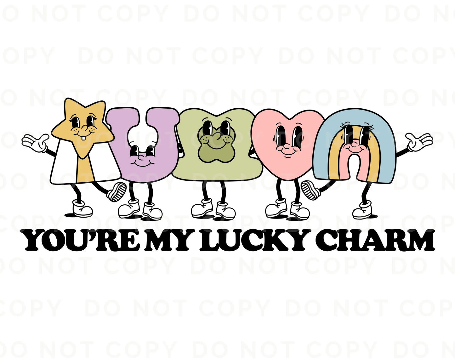 DTF Tshirt Transfer Ready to Press St Patricks Day T shirt Transfers Heat Transfer Direct to Film dtf You're My Lucky Charm dtf for T-shirts