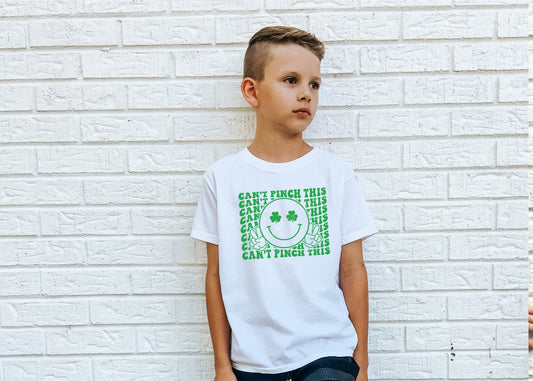 Can't Pinch This, dtf Transfers, Ready to Press, T-shirt Transfers, Heat Transfer, Direct to Film, St. Patrick's Day Tshirt Transfer, Smiley