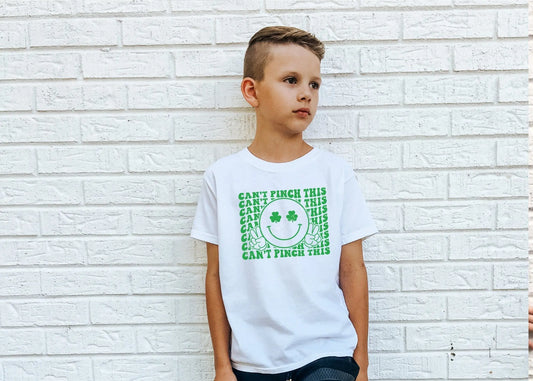 Can't Pinch This, dtf Transfers, Ready to Press, T-shirt Transfers, Heat Transfer, Direct to Film, St. Patrick's Day Tshirt Transfer, Smiley