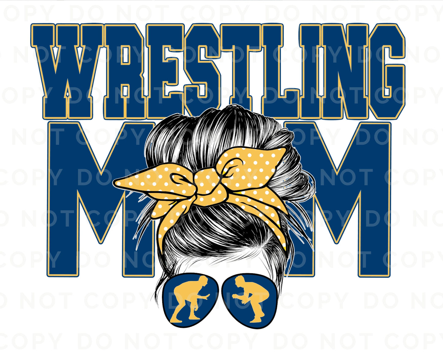 DTF Transfers Ready to Press Tshirt Transfers Wrestling Mom Heat Transfer Direct to Film Sports Transfers