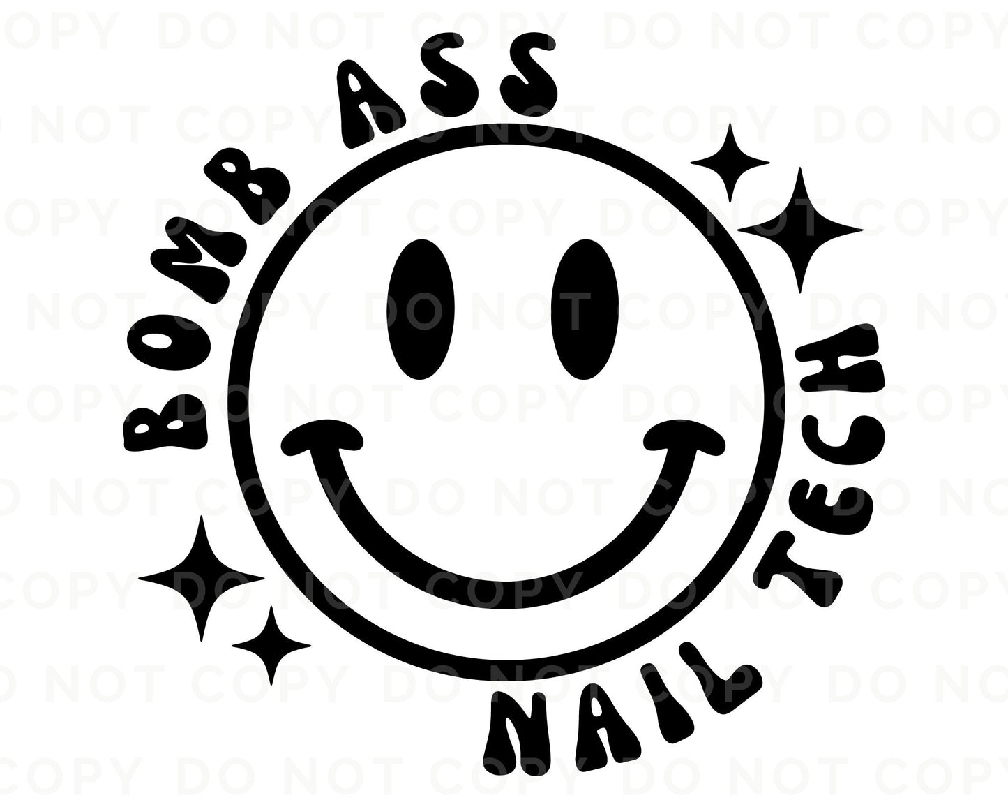 DTF Ready to Press Tshirt Transfers Nail Tech Direct to Film dtf Transfers dtf Somebody's Bomb Ass Nail Tech dtf Transfers