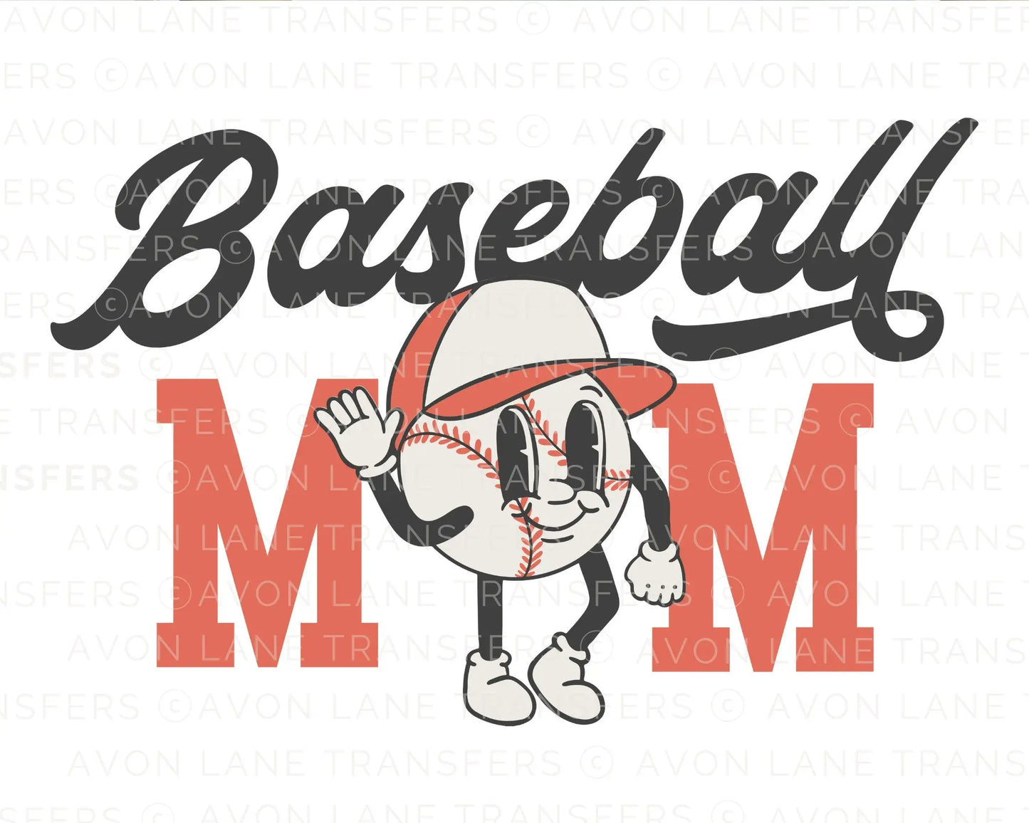 DTF Transfers Ready to Press Tshirt Transfers Baseball Mama Heat Transfer Direct to Film Sports dtf Transfers Baseball Mom