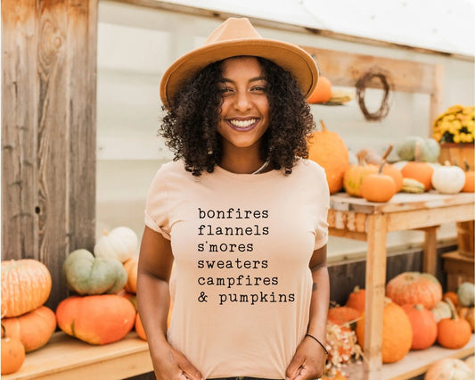 DTF Transfers, Ready to Press, Favorite Fall DTF Transfers, Bonfires, Flannels, S'mores, Sweaters, Campfires, and Pumpkins