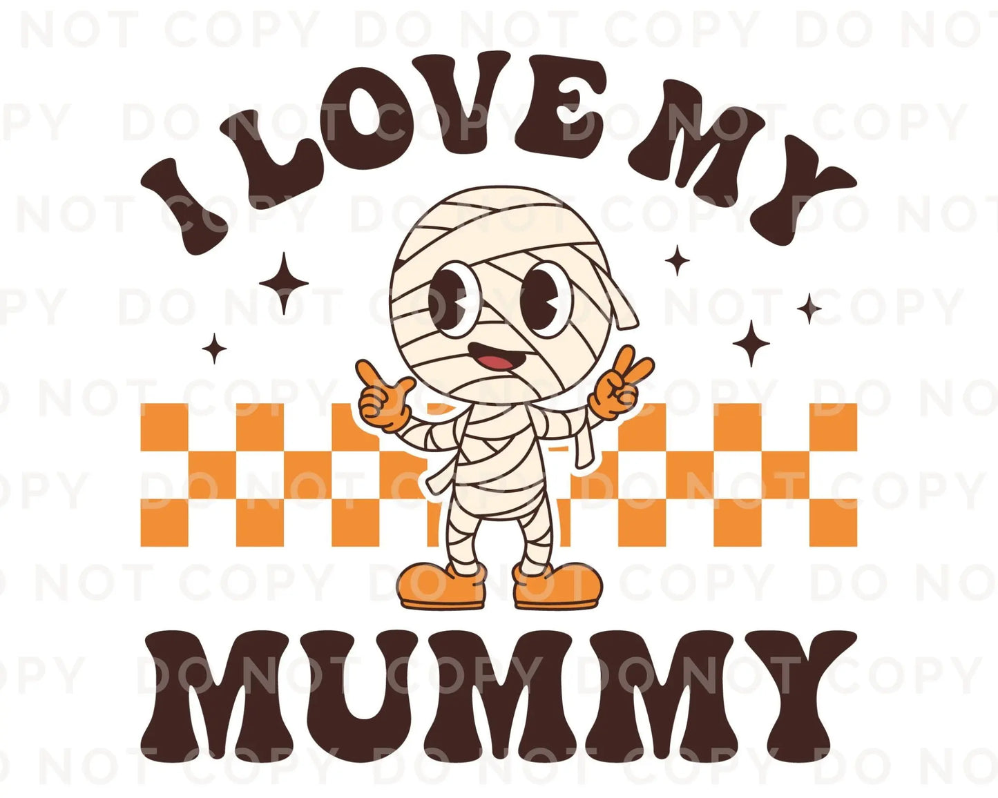 DTF Transfers, Ready to Press, T-shirt Transfers, Heat Transfer, Direct to Film, Custom Transfers, Halloween, Fall Transfer, I Love My Mummy