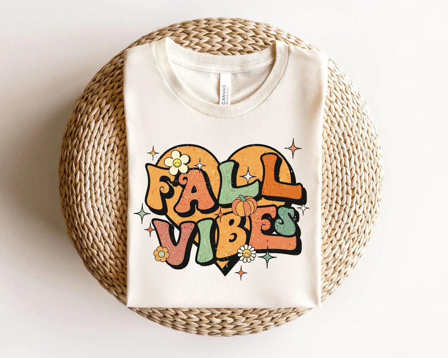 DTF Transfers, Ready to Press, T-shirt Transfers, Heat Transfer, Direct to Film, Custom Transfers, Halloween, Autumn, Fall Vibes Heart