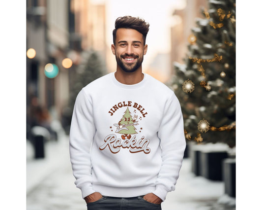 DTF Transfers, Ready to Press, Heat Transfer, Direct to Film, Custom Transfers, Boy Christmas T-shirt Transfer, Jingle Bell Rockin