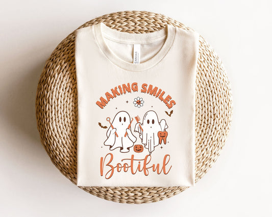 DTF Transfers, Ready to Press, T-shirt Transfers, Heat Transfer, Direct to Film, Fall, Dentist, Dental, Halloween, Making Smiles Bootiful