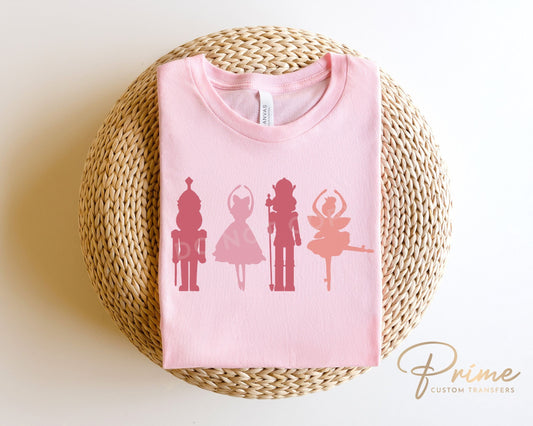 DTF Transfers, Ready to Press, T-shirt, Heat Transfer, Direct to Film, Holiday, Christmas, Pink, Ballet, Mommy and Me, In My Nutcracker Era