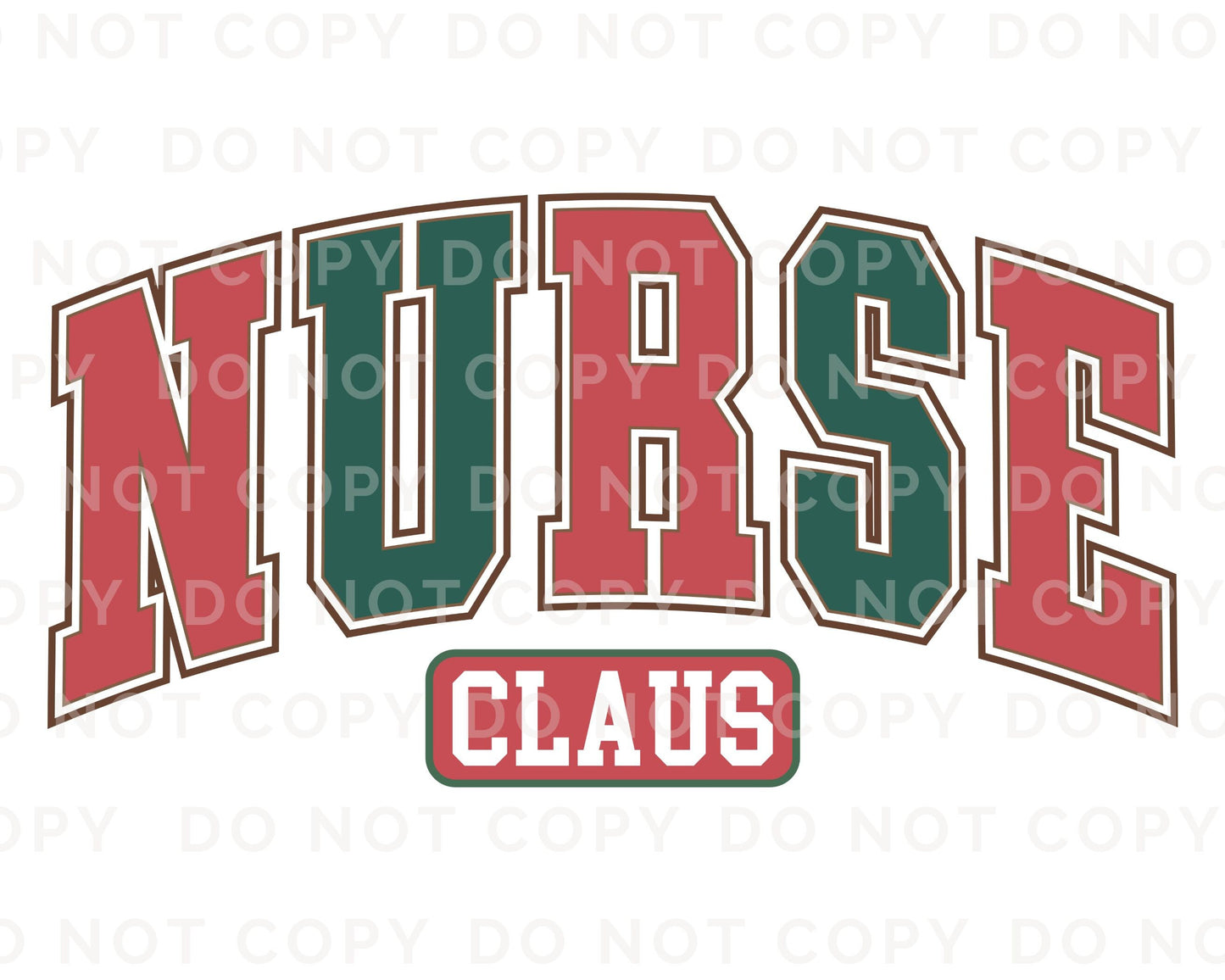 DTF Transfers, Ready to Press, T-shirt Transfers, Heat Transfer, Direct to Film, Hospital, Medical, Funny, Santa, Christmas, Nurse Claus