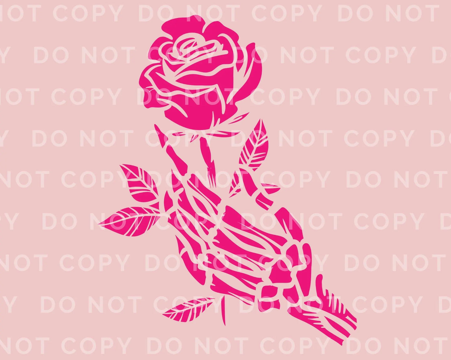 DTF Transfers, Ready to Press, T-shirt Transfers, Heat Transfer, Direct to Film, Valentine's Day, Skeleton, Flower, Skull Hand and Rose
