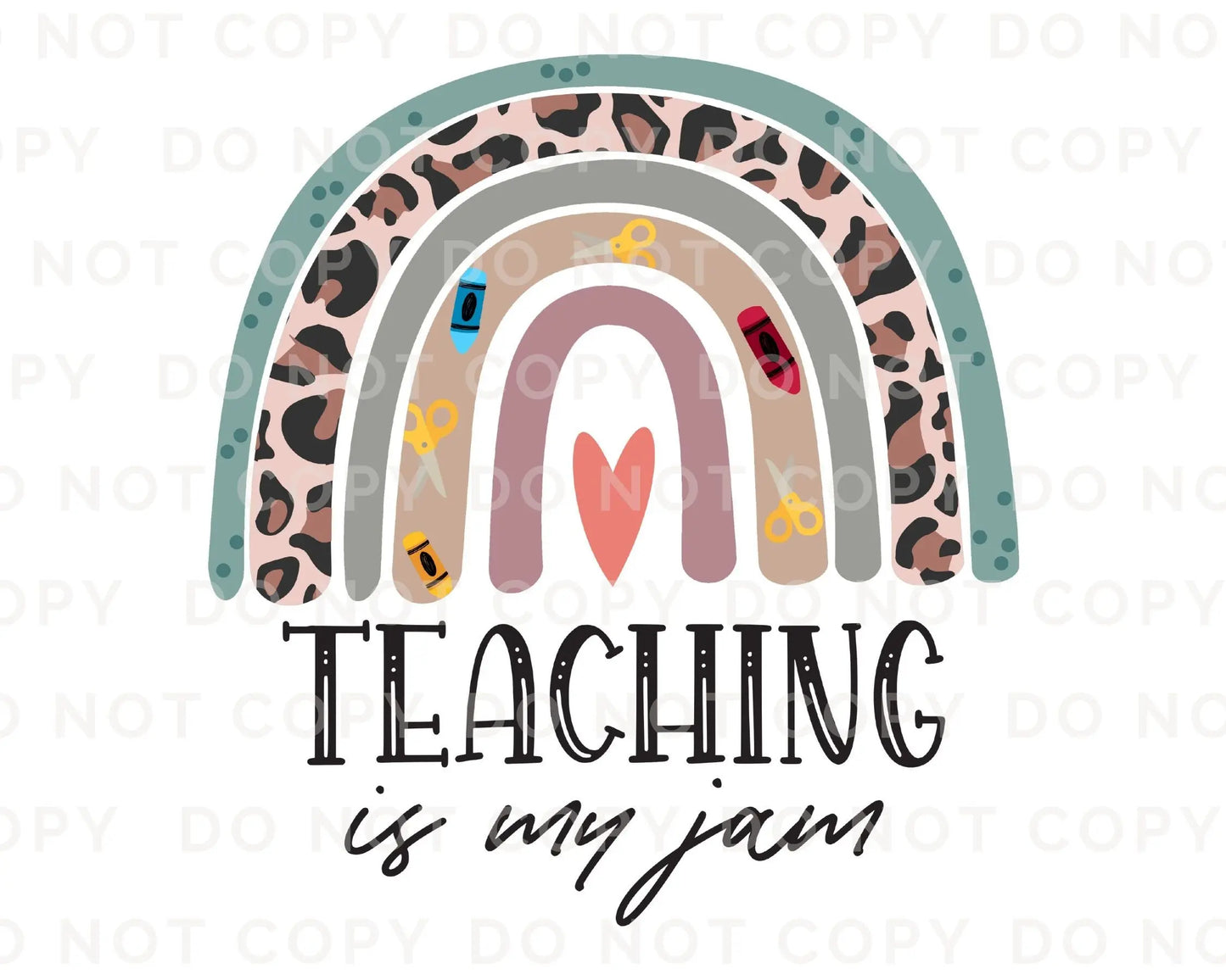 DTF Transfers, Ready to Press, T-shirt Transfers, Heat Transfer, Direct to Film, Preschool, Gift, School, Educator, Teaching is My Jam