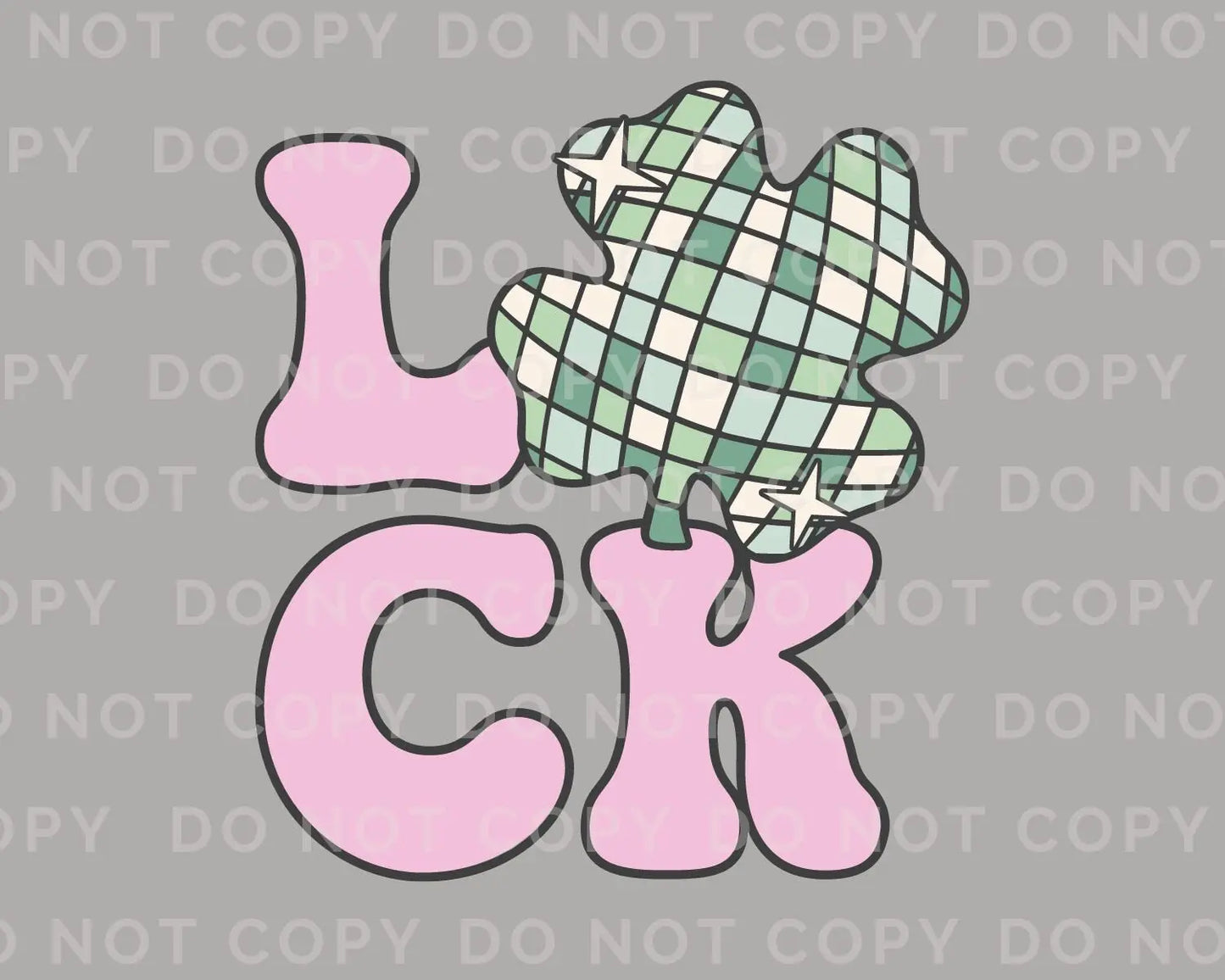 DTF Transfers, Ready to Press, T-shirt Transfers, Heat Transfer, Direct to Film, St Patties, Saint Patrick's Day, Groovy, Luck Disco Clover