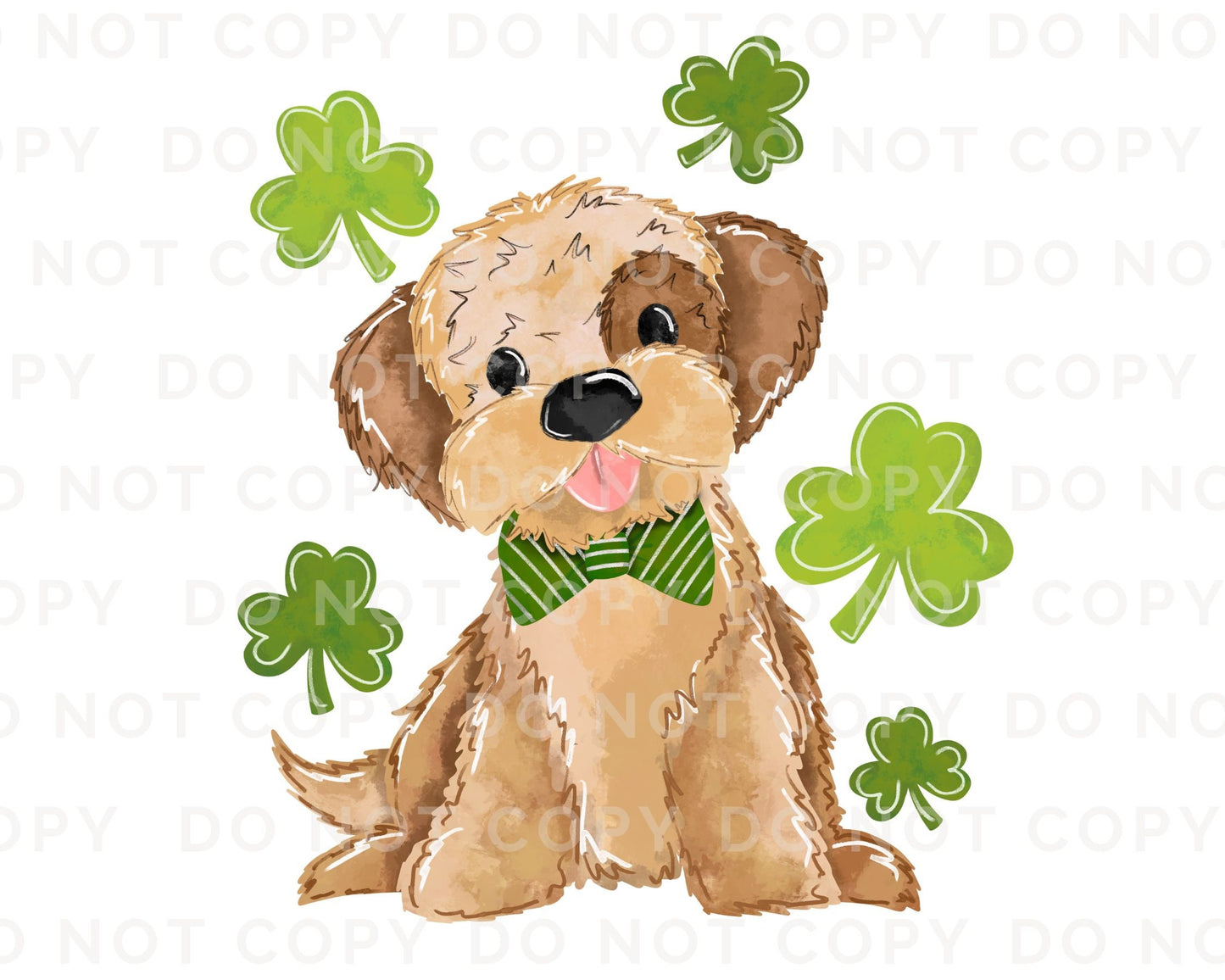 DTF Transfers, Ready to Press, T-shirt Transfers, Heat Transfer, Direct to Film, St Patties, Saint Patrick's Day, Boy Puppy