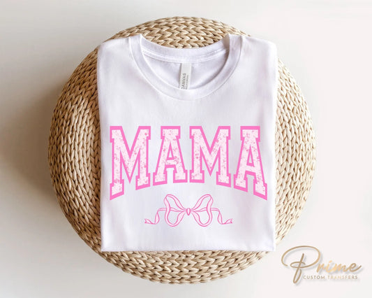Mother's Day DTF Transfers, Ready to Press, T-shirt Transfers, Heat Transfer, Direct to Film, Mommy and Me, Matching, Coquette, Mama, Bow