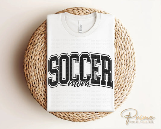 Soccer DTF Transfers, Ready to Press, T-shirt Transfers, Heat Transfer, Direct to Film, Cold Peel, Sports, Game Day, Varsity, Soccer Mom