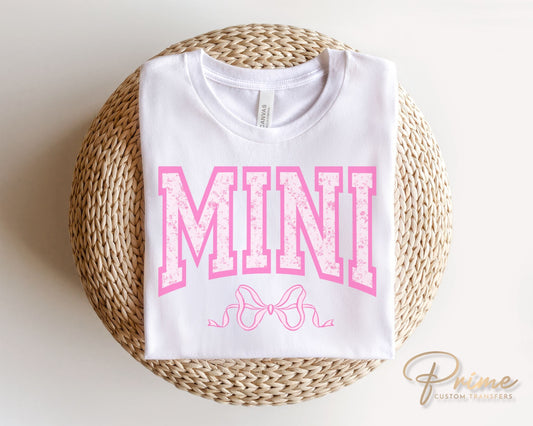 Mother's Day DTF Transfers, Ready to Press, T-shirt Transfers, Heat Transfer, Direct to Film, Mommy and Me, Matching, Coquette, Mama, Bow