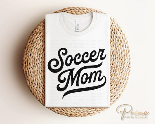 Soccer DTF Transfers, Ready to Press, T-shirt Transfers, Heat Transfer, Direct to Film, Sports, Game Day, Varsity, Vintage, Fan, Soccer Mom