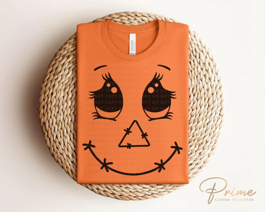 Halloween DTF Transfers, Ready to Press, T-shirt Transfers, Heat Transfer, Direct to Film, Cold Peel, Fall, Autumn, Pumpkin, Cute Scarecrow
