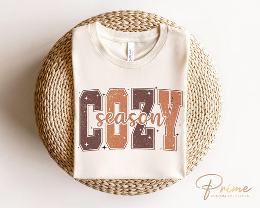 Fall DTF Transfers, Ready to Press, T-shirt Transfers, Heat Transfer, Direct to Film, Cold Peel, Thanksgiving, Autumn, Cozy Season