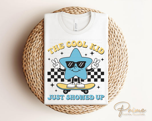 School DTF Transfers, Ready to Press, T-shirt Transfers, Heat Transfer, Direct to Film, Retro, Little Kids, Checkered, Back To School