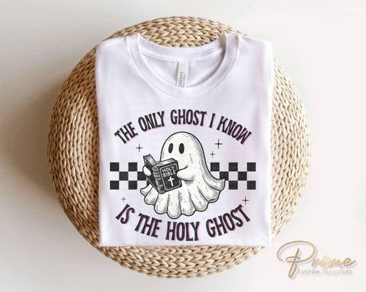 Halloween DTF Transfers, Ready to Press, T-shirt Transfers, Heat Transfer, Direct to Film, Cute, Christian, Reading the Bible, Holy Ghost