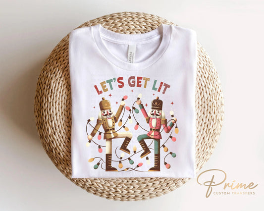 Christmas DTF Transfers, Ready to Press, T-shirt Transfers, Heat Transfer, Direct to Film, Holiday, Funny, Vintage, Retro, Nutcrackers