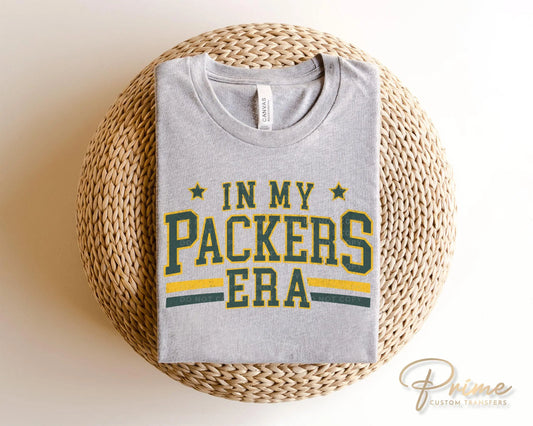 Football DTF Transfers, Ready to Press, T-shirt Transfers, Heat Transfer, Direct to Film, Sports, Full Color, Vintage, Green Bay Football