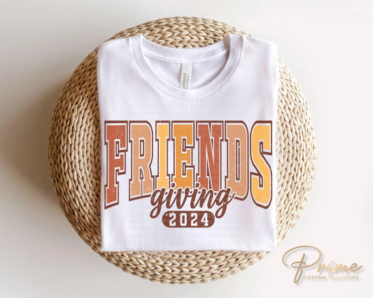 Thanksgiving DTF Transfers, Ready to Press, T-shirt Transfers, Heat Transfer, Direct to Film, Holiday, Besties, Dinner, Friendsgiving