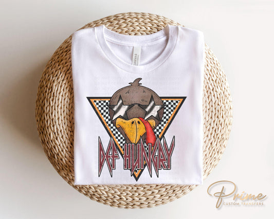 Thanksgiving DTF, Ready to Press, DIY T-shirt, Heat Transfer, Direct to Film, Cold Peel, Fall, Autumn, Holiday, Family, Def Hungry, Turkey