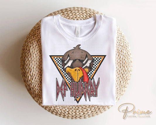 Thanksgiving DTF, Ready to Press, DIY T-shirt, Heat Transfer, Direct to Film, Cold Peel, Fall, Autumn, Holiday, Family, Def Hungry, Turkey