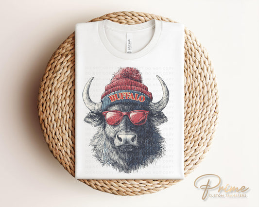 Football DTF Transfer, Ready to Press, T-shirt Transfer, Heat Transfer, Direct to Film, Sports Fan Apparel, Game Day, Buffalo Football