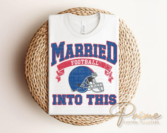 Football DTF Transfers, Ready to Press, T-shirt Transfers, Heat Transfer, Direct to Film, Sports, Full Color, Vintage, New York Football