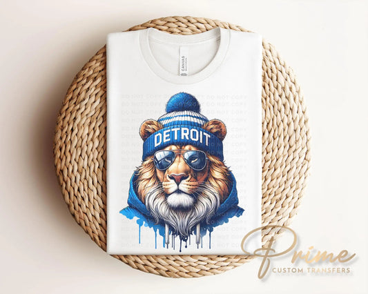 Football DTF Transfers, Ready to Press, T-shirt Transfers, Heat Transfer, Direct to Film, Sports Fan, Game Day, Michigan, Detroit Football
