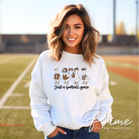Football Silly Goose DTF Transfer, Ready to Press, Heat Transfer, Direct to Film, Sports Fan Apparel, Funny Game Day