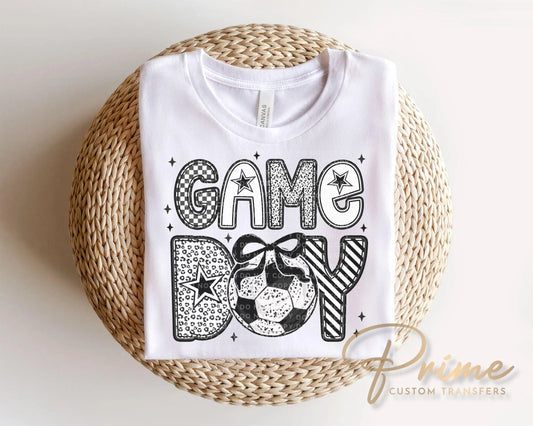 Game Day Soccer DTF Transfer, Ready to Press, Soccer Mom T-shirt Design