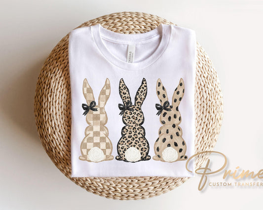 Easter Bunnies DTF Transfer, Easter T-shirt Design