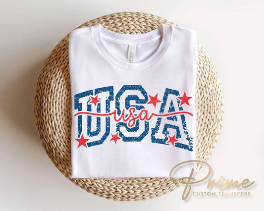 Coquette USA DTF Transfer, Ready to Press, 4th of July Tshirt Design