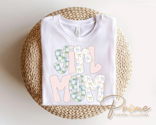 Girl Mom DTF Transfer, Ready to Press, Mother's Day Tshirt Design