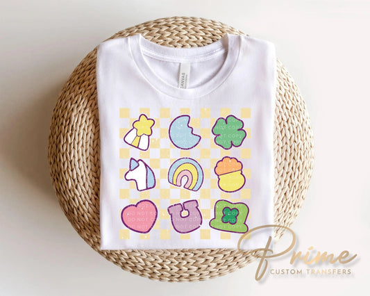 Lucky Charm DTF Transfer, St Patrick's Day Tshirt Design
