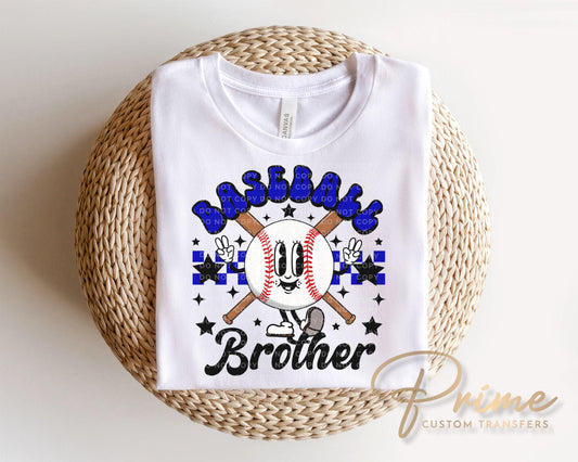 Baseball Brother DTF Transfer, Ready to Press, Biggest Fan Tshirt Design