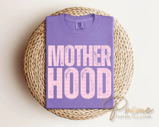 Motherhood DTF Transfer, Mother's Day Gift, Trendy Tshirt Design for Mom