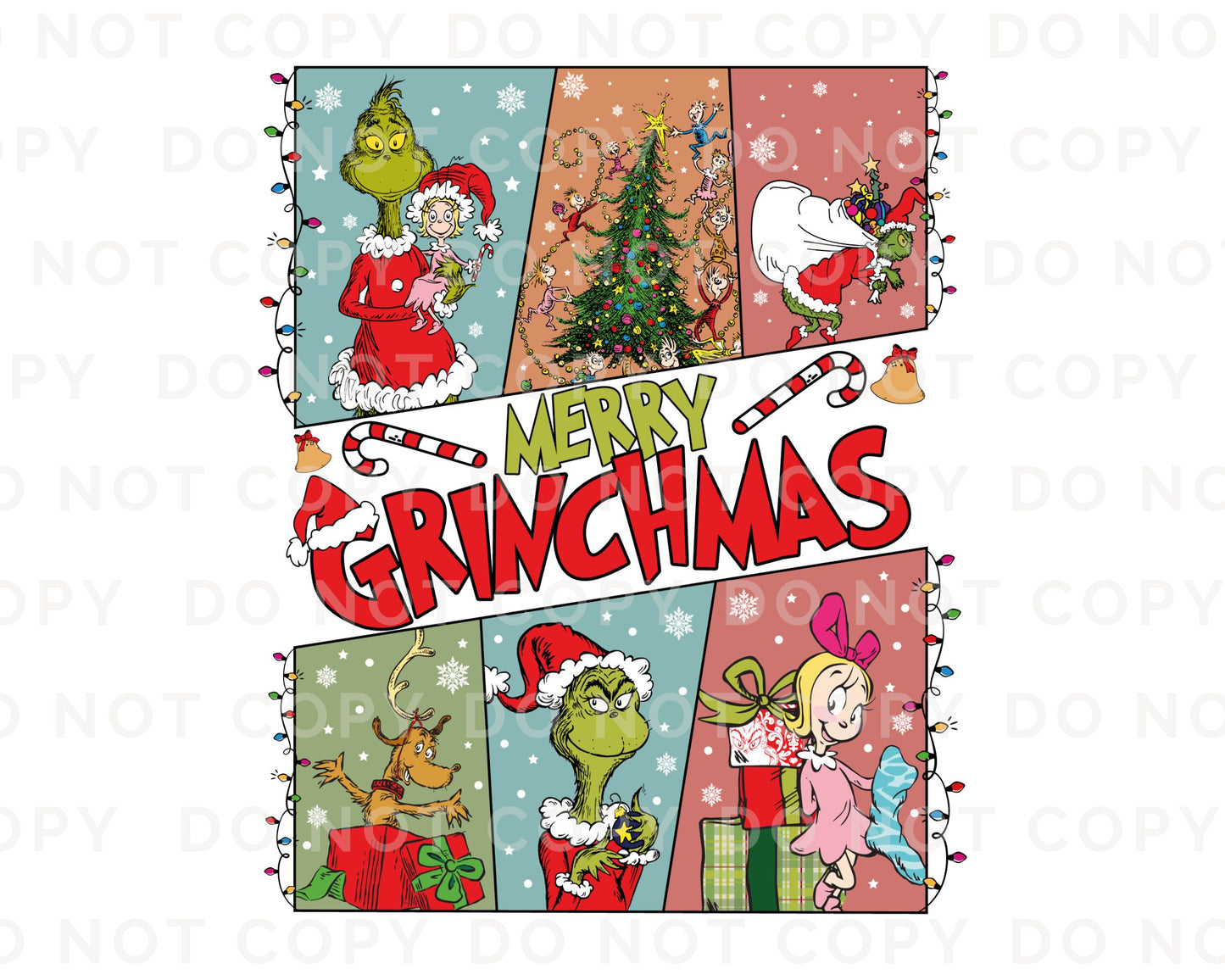 Merry Grinchmas DTF Transfer
