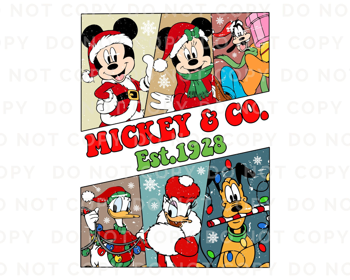 Mickey and Co DTF Transfer