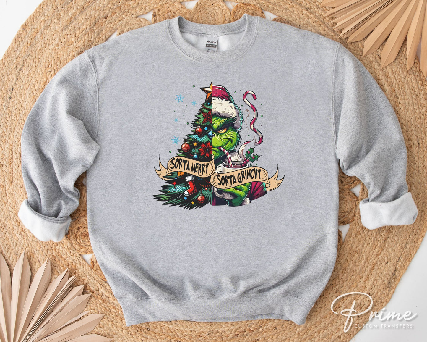 Sorta Merry Sorta Grinchy DTF Transfer