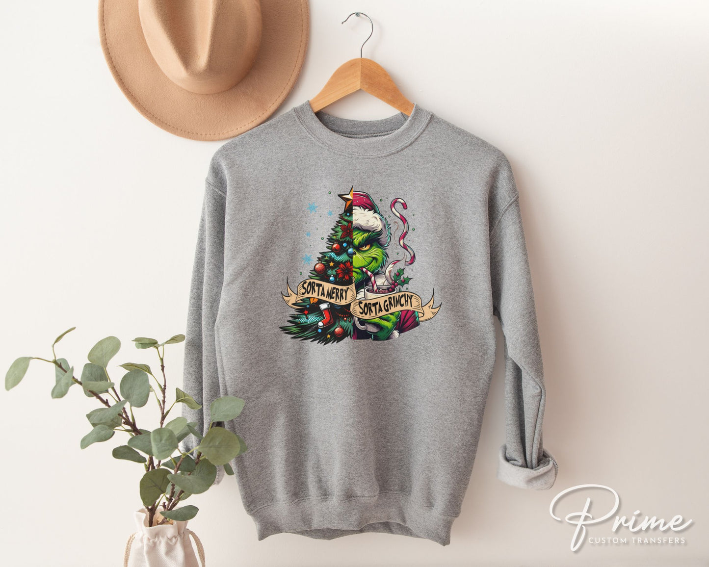 Sorta Merry Sorta Grinchy DTF Transfer