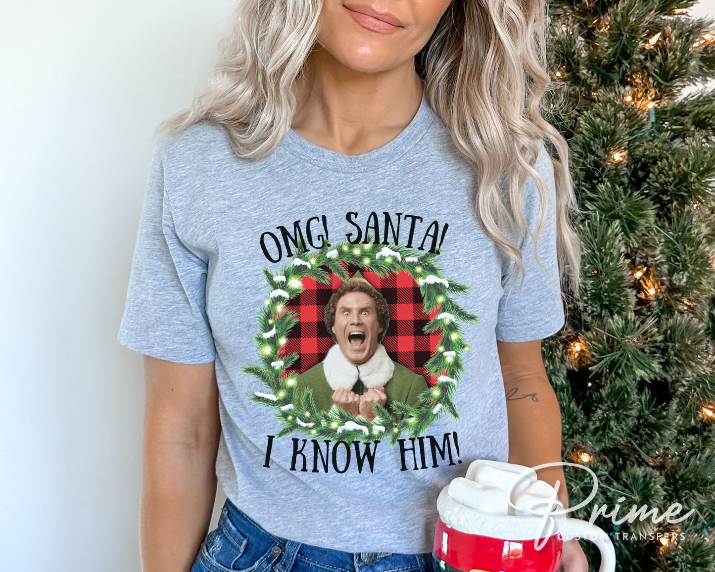 OMG Santa! I Know Him! DTF Transfer