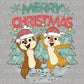 Chip and Dale Merry Christmas DTF Transfer